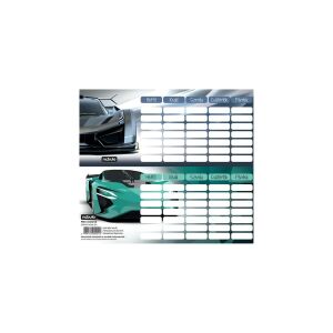 Órarend egylapos Sportautó, 25 db/csomag, Nebulo 134834104 - Nebulo