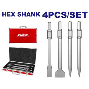 Hatszögletű véső, 4 db, kompatibilis az EDBRH1703, ULDBRH1703, EDBRH1701, ULDBRH1701 készülékekkel - ECHS0304375, EMTOP