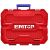 EMTOP szerszámosláda, piros műanyag szerszámos doboz