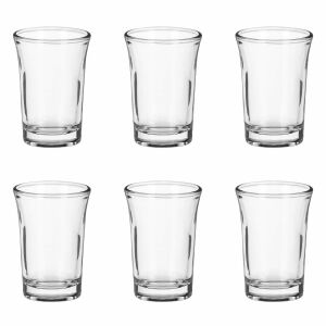 Set 6 Pahare Shot, Sticlă, Transparent, Capacitate 50ml 134835083 - Pahare pentru shot-uri