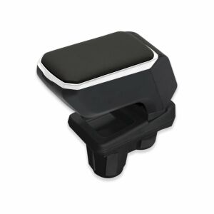 Renault Megane IV autós könyöklő, fekete és szürke, izolált termékfotó - Autós könyöklő