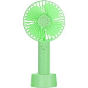 Ventilator portabil verde reîncărcabil USB cu suport - Ventilatoare