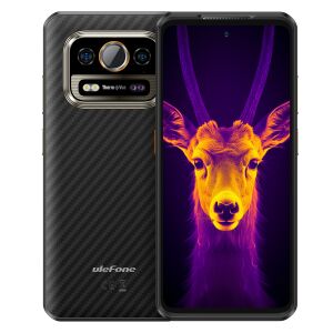 Ulefone Armor 25T Pro Mobiltelefon, 5G, Android 14, 256 GB 6 GB RAM, fekete