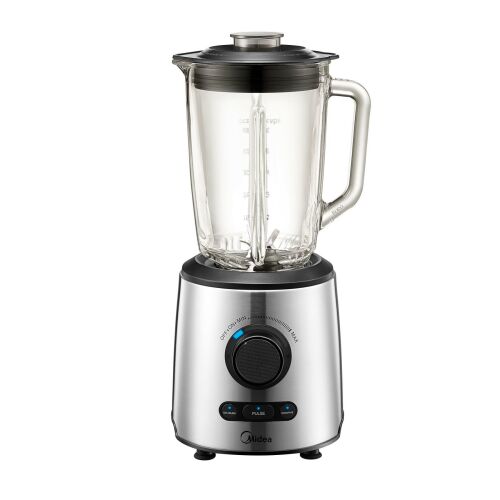 Blender MIDEA MJ-BL5001AW2, szklany pojemnik 1,5 l, regulowana prędkość, 600 W