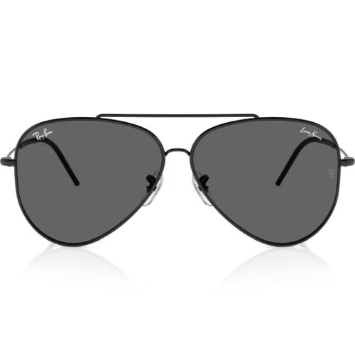 Férfi napszemüveg Aviator Reverse Ray-Ban RBR0101S 002/GR, fekete, Aviator, 59 mm