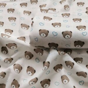 Textilpelenka - kék szives bocs 134881289 - Textil pelenka