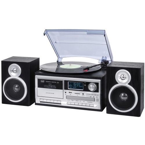 Trevi TT 1072 Pick-up audio cu angrenaj direct Negru, Argint Semiautomat (TT 1072 E BLACK) 134881395