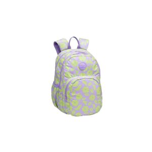 Coolpack Rider Flores Lila Rucksack, Schulranzen mit 2 Fächern, lila Blumenmuster - Schreibwaren & Schreibmaterial
