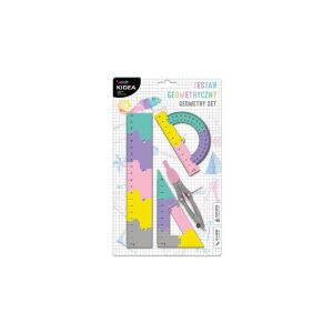Kidea 4 db-os geometriai készlet - Pasztell (ZGPB20CM4KA) 134885487 - Írószer szett