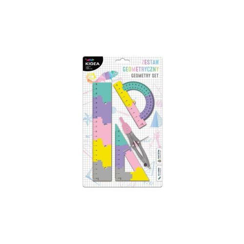 Kidea 4 db-os geometriai készlet - Pasztell (ZGPB20CM4KA) 134885487