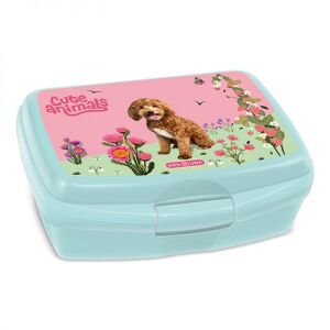 Ars Una Cute Animals Doggie uzsonnásdoboz - Türkiz - Ars Una