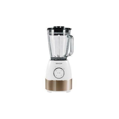 Sencor SBL 5870GD Blender, 1.5L Glass Jar, 1800W, White and Gold