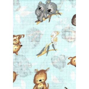 Mintás textil pelenka 1db-os - Mama és kicsinyei kék 134898724 - Textil pelenka