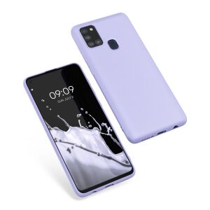 Kwmobile svetlofialové silikónové puzdro pre Samsung Galaxy A21s - Kwmobile Puzdrá na telefóny