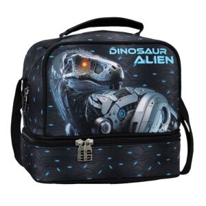 Torba na lunch Dinoszaurusz Alien z motywem dinozaura - Torba na lunch