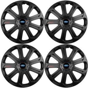 4 db-os Evo fekete kerékszett R14 Fordhoz