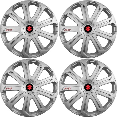 4 db-os Evo szürke kerékborítás készlet R14, Suzukihoz 136253361