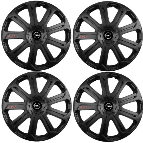 4 db-os Evo fekete kerékszett R14 Opelhez