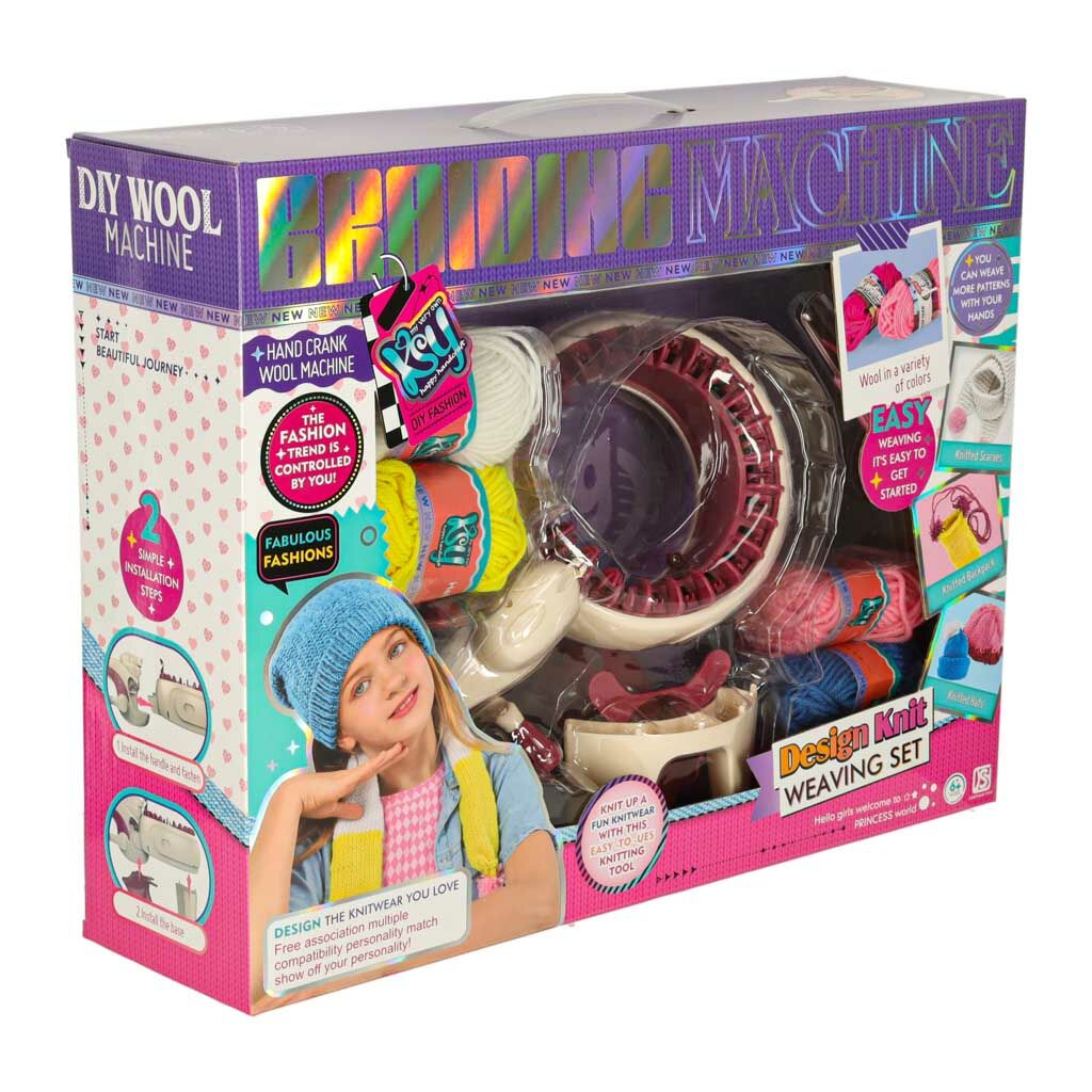 Kötőgépes kötőkészlet 5 színű fonalakkal