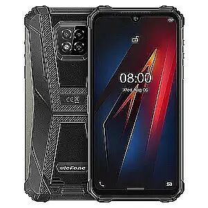 Ulefone Armor 8 mobiltelefon fekete, 4G, IPS 6.1", 4GB RAM, 64GB ROM, Android 10, Helio P60, víz alatti kamera, 5580mAh, Dual SIM