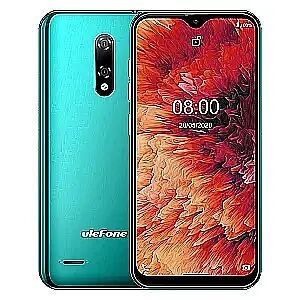 Ulefone Note 8P zöld okostelefon elölről és hátulról - Ulefone