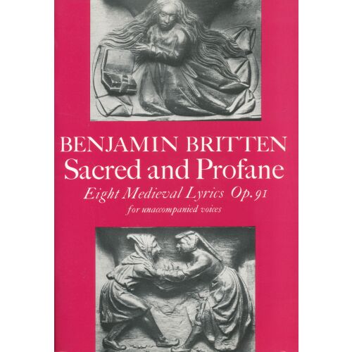 BRITTEN: SACRED AND PROFANE CD borító, középkori művészettel - DVD film