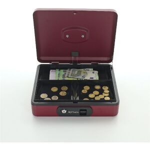 Rottner Pro Box Two kulcsos pénztároló kazetta Bordó 134951669 - Pénzkazetta