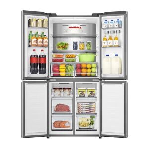 Hisense RQ5P470SAID Side-by-Side Hűtő - 483L, Total No Frost, Inox 134951683 - Side by side hűtőszekrény