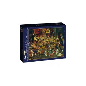 Bluebird 1000 db-os puzzle - Art by Pieter Bruegel the Elder - The Fight Between Carnival and Lent, 1559 (60314) 134952874 - Bluebird