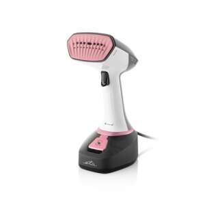 ETA Stephany handheld garment steamer, white and pink, with base - Steam Cleaner, Sewing Machine, Steam Station, Steam iron, Iron and Cleaning Machine