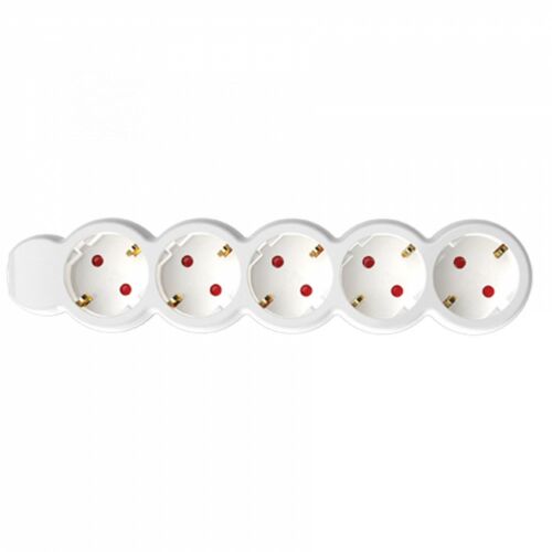 Prelungitor cu 5 prize Home by Somogyi cu cablu de 1,5 metri, alb