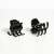Black hair clips for styling