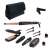 Rowenta Infinite Looks CF4231F0 hair styling set with accessories, including a storage bag