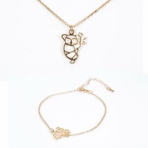 Arany tónusú Emporia Ötvözetű Szett ( Nyaklánc+Karkötő ), LGP0244 134965242 - Emporia