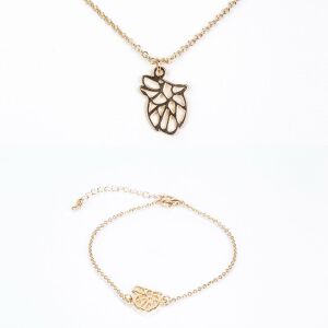 Arany tónusú Emporia Ötvözetű Szett ( Nyaklánc+Karkötő ), LGP0246 134965305 - Emporia