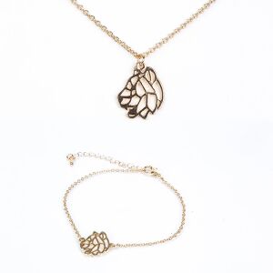 Arany tónusú Emporia Ötvözetű Szett ( Nyaklánc+Karkötő ), LGP0249 134965309 - Emporia