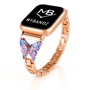 Apple Watch Pillangó Fém Óraszíj - Rosegold