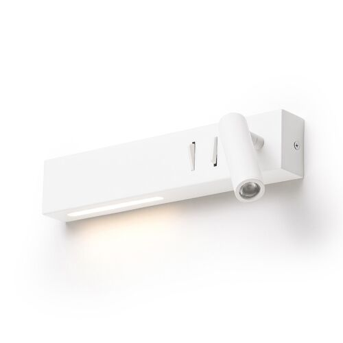 RENDL ODEON LED fehér spotlámpa fali lámpa háttérvilágítással - Spotlámpa