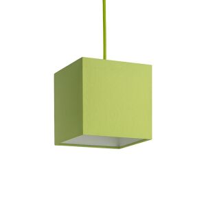 TEMPO 15/15 lime zöld lámpabúra, kocka szövet függőlámpa búra - Lámpabúra
