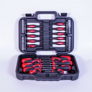 IRIS TOOLS 58 darabos csavarhúzó és bit készlet nyitott tokban - Iris