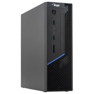 Akyga Fekete SFF PC Ház Elölnézet - Számítógépház