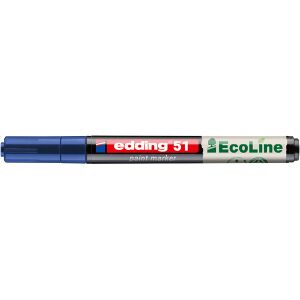 Edding 51 EcoLine Kék Lakkmarker - 1-2mm 134990617 - Marker