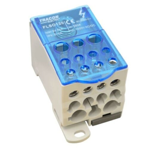 Tracon FLSO120 Fővezetéki leágazó sorkapocs nyitható fedéllel 134992764