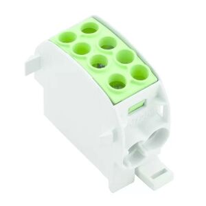 Leipold 202/125A Cu/Al ónozott zöld 2x35+2x25mm2 1P 25mm2/ HLAK 35/25 PE fővezetéki leágazókapocs 134992977 - Sorkapocs