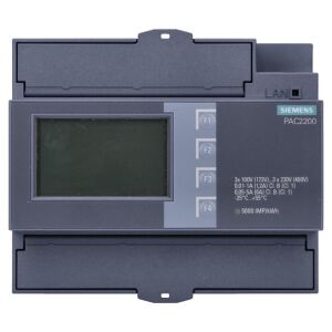 Siemens PAC2200 3 Fázisú LCD Energiamérő - Energiafogyasztás Mérés 134993990 - Siemens