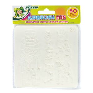 Jolly Airbrush Fun 30 darabos sablon 134998178 - Rajzsablon