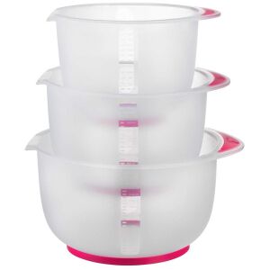 IRIS G-480 TRIPLE MIXING 3 darabos keverőtál szett, csúszásmentes talppal 1.500ml+2.000ml+2.500ml 24x22x12cm 134998302