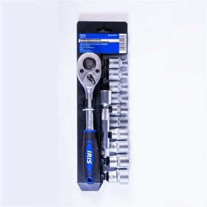 IRIS TOOLS SS-012-019 12 darabos dugókulcs készlet racsnis karral 1/2" 134998519