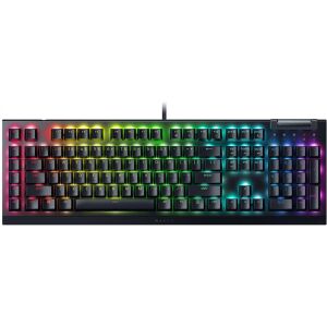 Razer BlackWidow V4 X US fekete gamer billentyűzet zöld kapcsolókkal - Razer