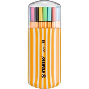 Stabilo Point 88 Zebrui 20db-os vegyes színű tűfilc készlet 135000396 - Toll & Ceruza